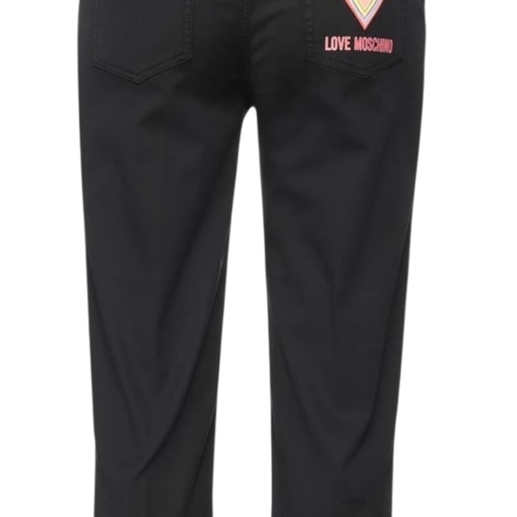 Love Moschino Black High Rise Casual pants - Picture 2 of 16